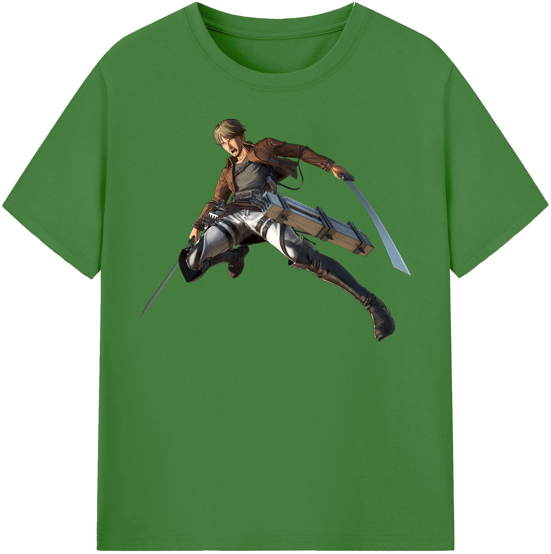 （画像用） 進撃の巨人 Attack on Titan レディースカジュアルプリントTシャツ（綿100％）